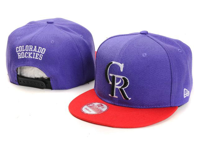 MLB Colorado Rockies Snapback Hat NU03